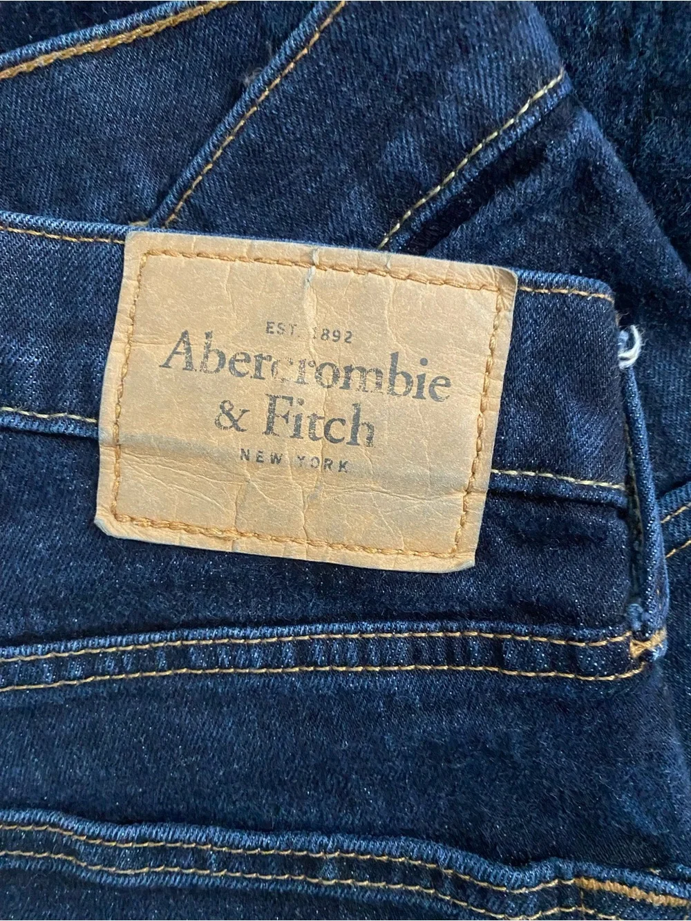 Abercrombie & Fitch Men's Navy Slim Jeans